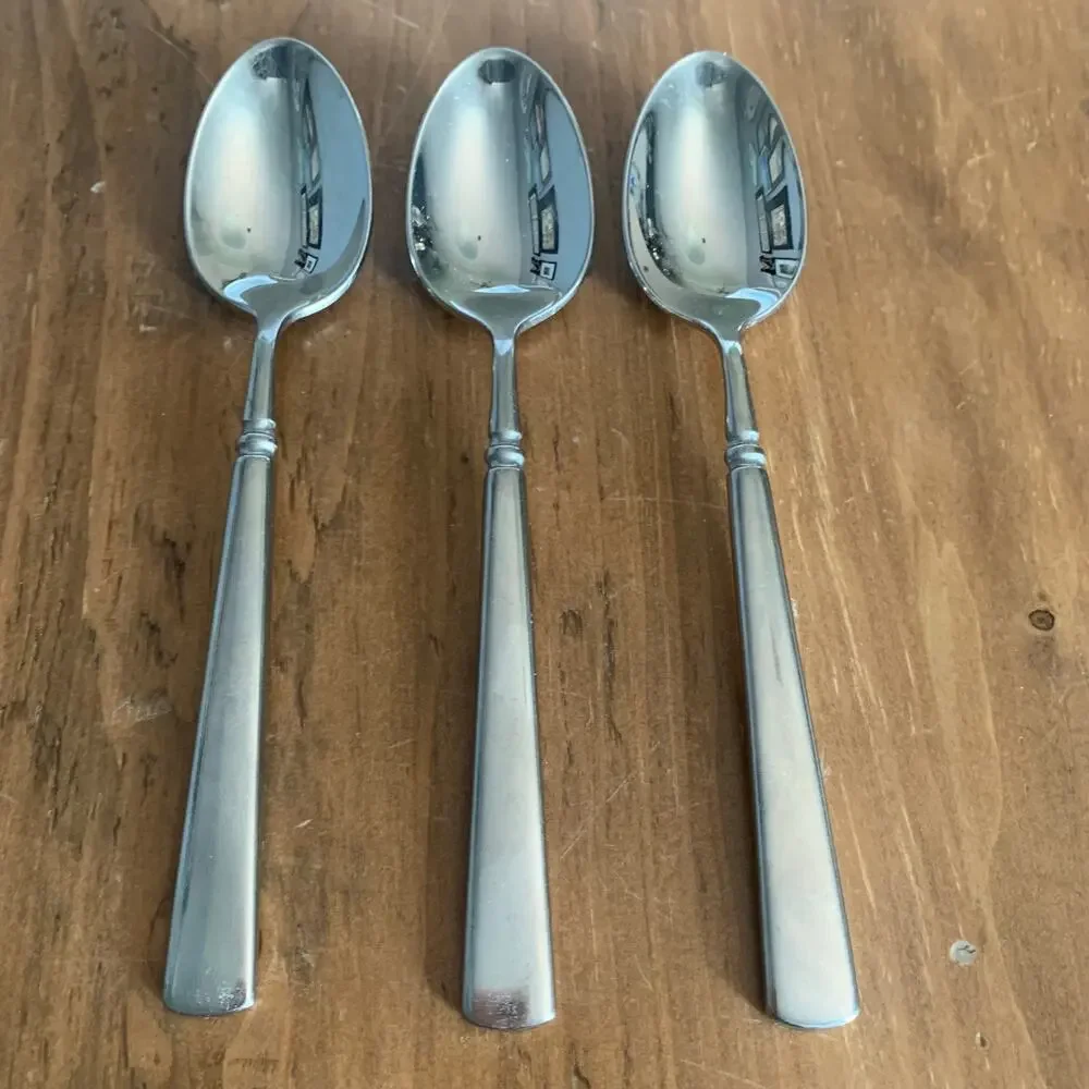 Oneida Easton Teaspoon Stainless Steel Glossy Set of 3 18/10